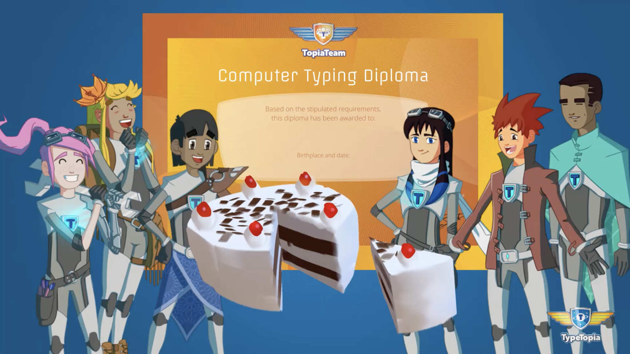 Video about result guarantee at TypeTopia