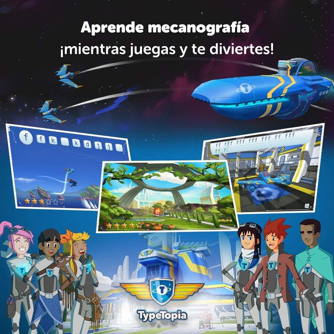 TypeTopia el curso de mecanografía más emocionante del universo